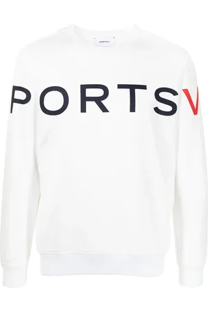 Ports V Langærmet trøje med logotryk