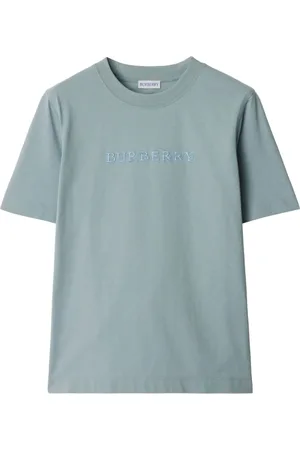 Burberry T-shirt med paisleytryk og logo