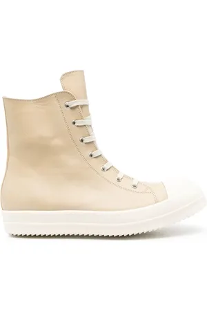 Rick Owens High-top sneakers i læder