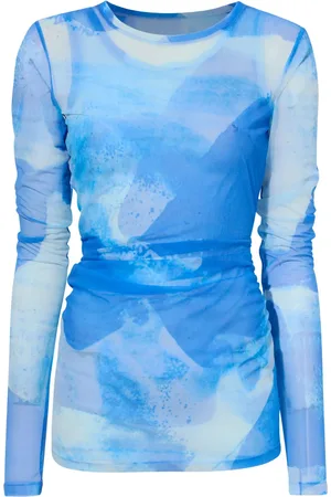 Proenza Schouler Top med abstrakt tryk