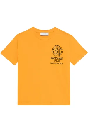 Roberto Cavalli T-shirt med logotryk