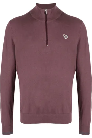 Paul Smith Polo Pony sweatshirt med kort lynlås