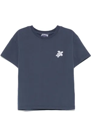 Vilebrequin T-shirt med skildpaddebroderi