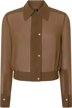 Pinko Cropped skjortejakke