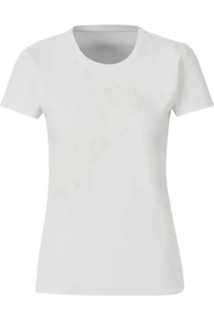 Dorothee Schumacher T-shirt med blomster-broderi