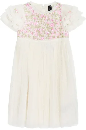 Needle & Thread Kjole med blomsterbroderi
