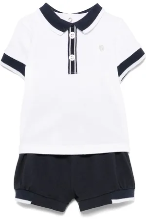 PATACHOU Sæt med polo og shorts i bomuld