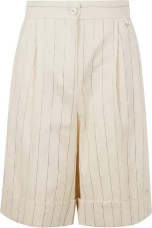 HERNO Shorts i hør og bomuld