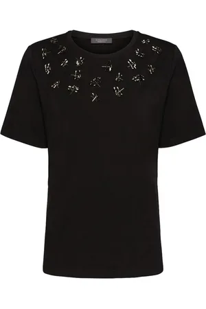 Elena Miro T-shirt med broderi