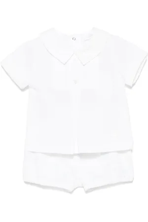 PATACHOU Sæt med polo og bloomers med tryk