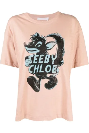 See by Chloé T-shirt med grafisk tryk