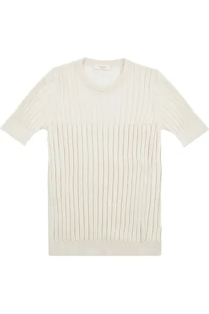 ZANONE Ribstrikket T-shirt