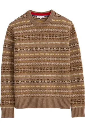 ALEX MILL Trøje med fair isle-intarsia