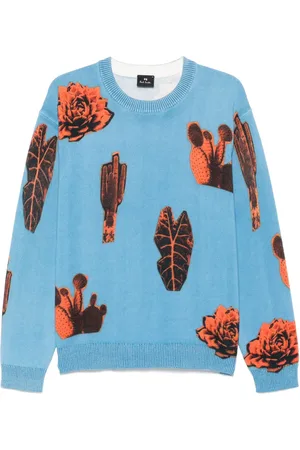 Paul Smith Sweater i bomuld med fototryk