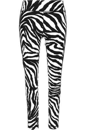 VERSACE Leggings med zebratryk