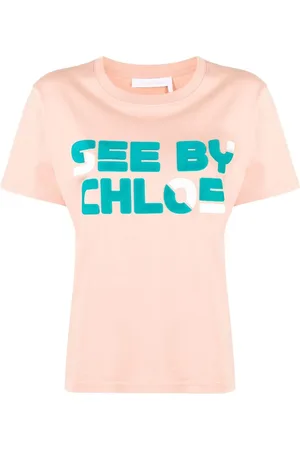 See by Chloé T-shirt med logotryk
