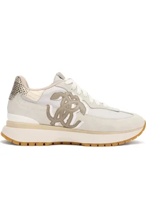 Roberto Cavalli Sneakers med læderpaneler