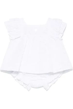 PATACHOU Shortssæt med broderie-anglaise