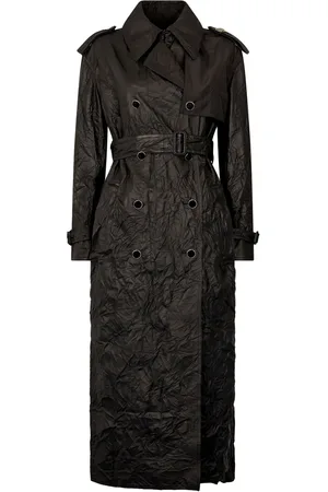 Roberto Cavalli Trenchcoat med krøllet effekt