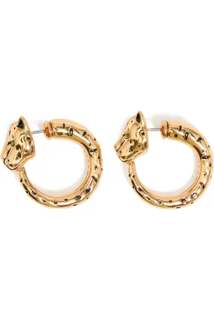 Bimba y Lola Panther hoop-øreringe