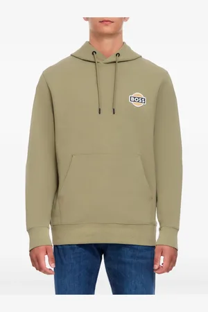 HUGO BOSS Hættetrøje med logomærke
