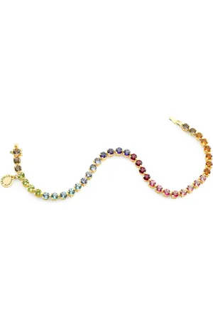 Brumani Looping Colors armbånd i 18 karat gulguld med sten
