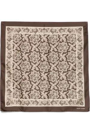 Ralph Lauren Bandana i silke med paisleytryk