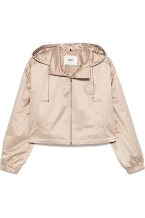 Fendi Jakke med logomærke