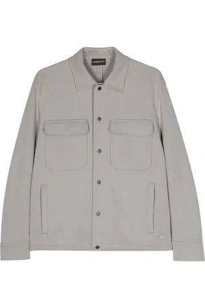 Emporio Armani Skjortejakke i jersey