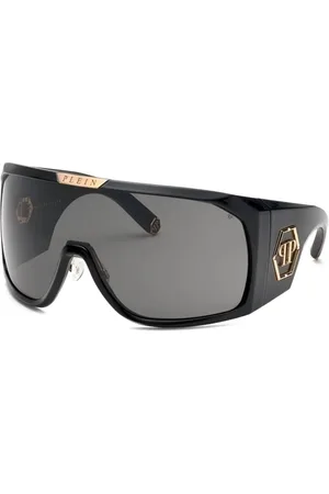 Philipp Plein Solbriller med shield-stel