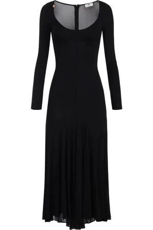 Elisabetta Franchi Lang kjole i let jersey