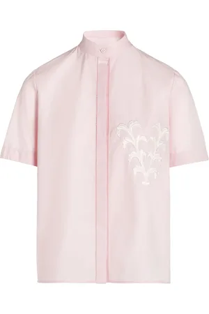 Giambattista Valli Skjorte med blomsterapplikation