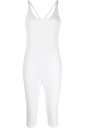 CHANEL 1997 bodysuit med CC jacquard-logo