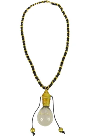 CHANEL Guldbelagt Light Bulb-halskæde fra 1994
