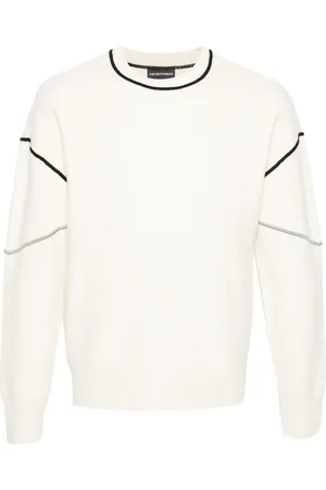 Emporio Armani Striktrøje med ribdetalje