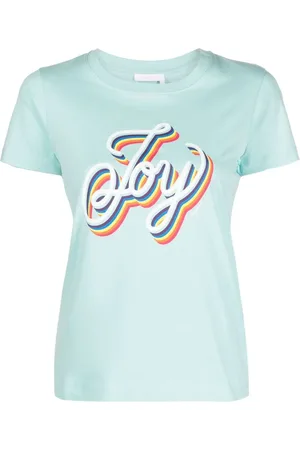 See by Chloé T-shirt med slogantryk