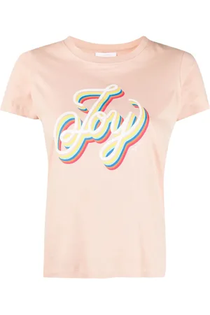 See by Chloé Tulip T-shirt med grafisk tryk