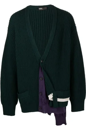 Kolor Ribstrikket uldcardigan