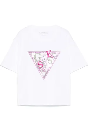 Guess T-shirt med logobroderi