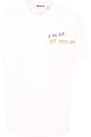 Molo T-shirt med slogan-tryk