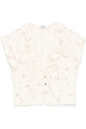 Sandro Broderet cropped top