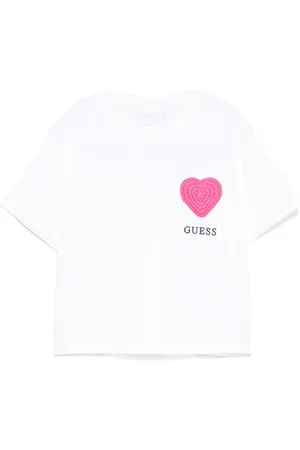 Guess T-shirt med logobroderi