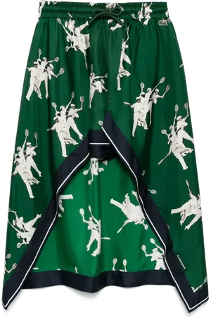 Lacoste Lette silkeshorts med tryk