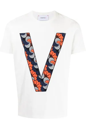 Ports V T-shirt med monogram-tryk