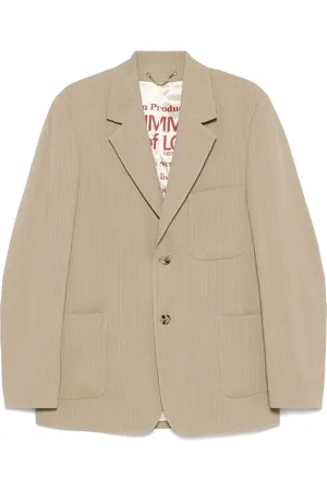 Golden Goose Enkeltradet nålestribet blazer