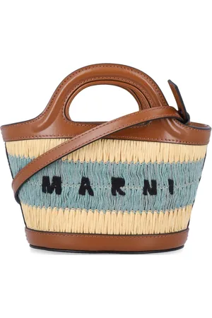 Marni Lille Tropicalia tote i bast