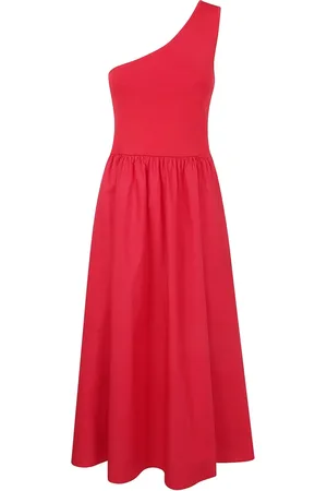 Twin-Set Mellemlang kjole med one-shoulder-snit