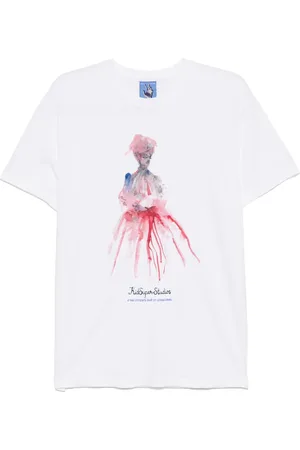 KIDSUPER STUDIOS Watercolor girl-T-shirt