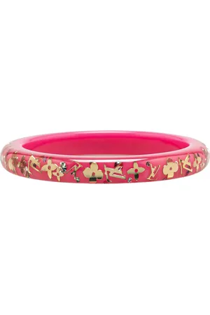 LOUIS VUITTON Resin Inclusion Bangle armband med monogram från 1990-2024