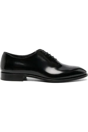 CANALI Oxford-sko i læder med lakeret finish